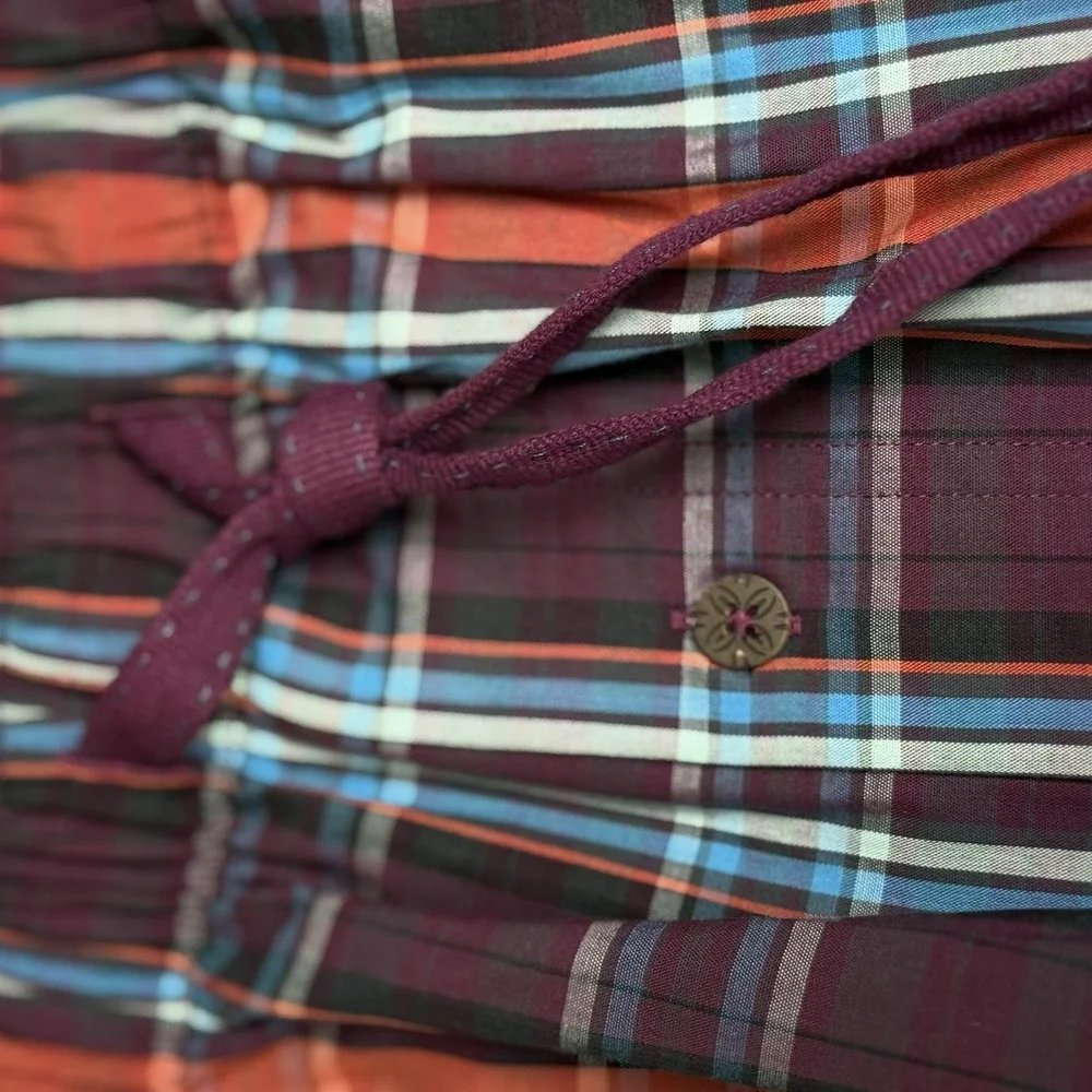 NWT Tommy Bahama Men's Drawstring Lounge Sleep Pants 100% Cotton PLAID Design